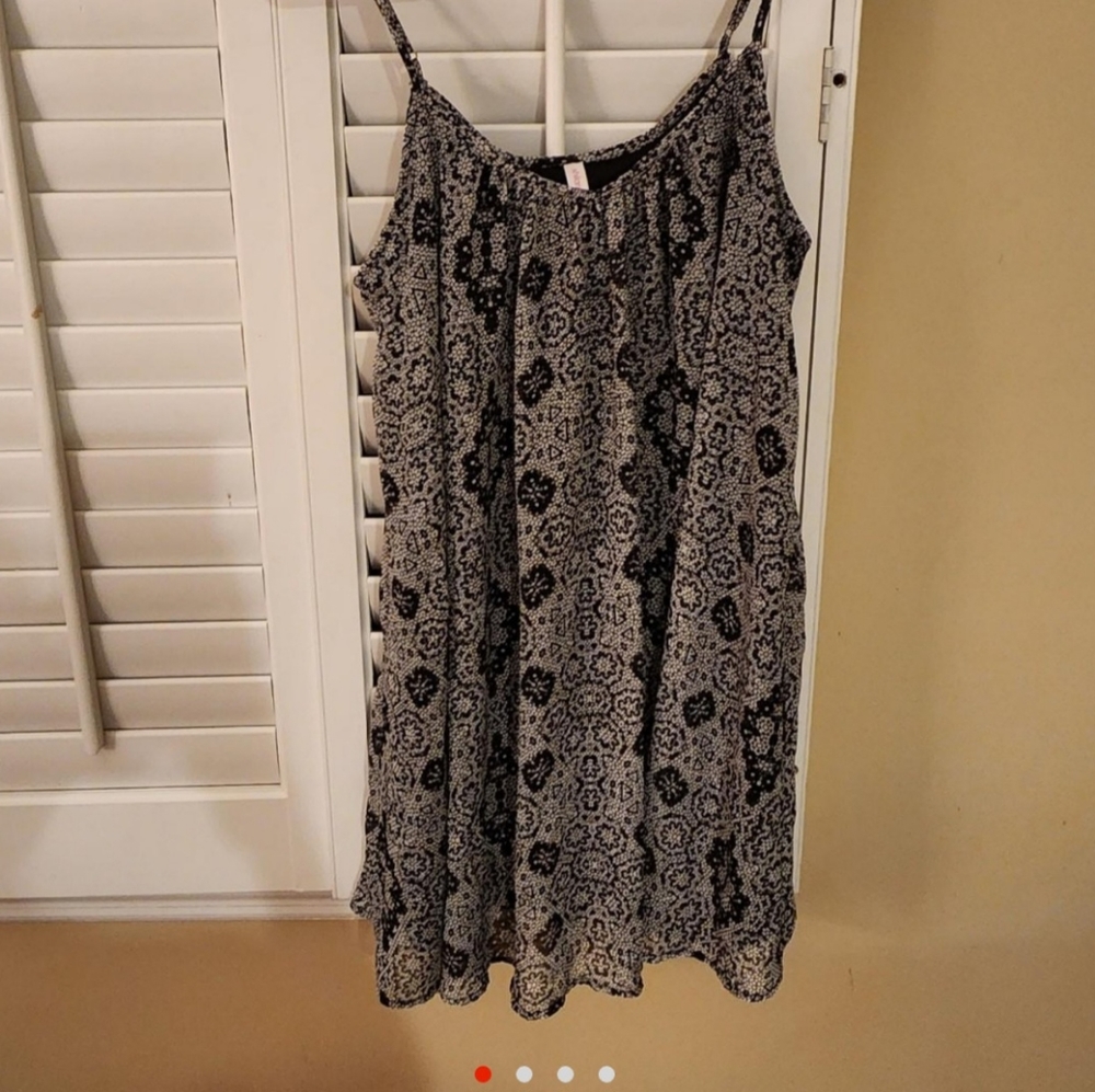 Black and White Mini Dress
